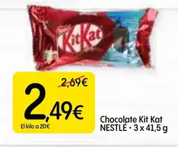 Dialprix NESTLÉ Chocolate Kit Kat oferta
