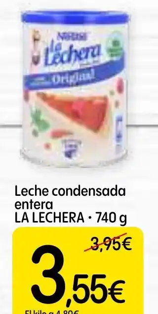 Dialprix LA LECHERA Leche condensada entera oferta