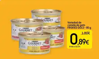 Dialprix FRISKIES GOLD Variedad de comida de gato oferta