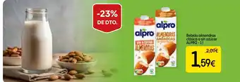 Dialprix ALPRO Bebida almendras clásica o sin azúcar oferta