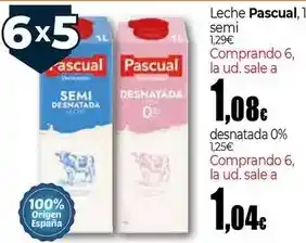 UNIDE Alimentación Pascual - leche oferta