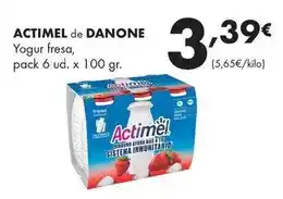 Supermercados Lupa Danone - actimel yogur fresa oferta