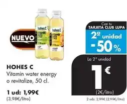 Supermercados Lupa Hohes c - vitamin water energy o revitaliza oferta