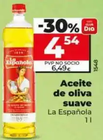 Dia La española - aceite de oliva suave 1 l oferta