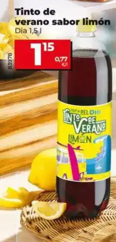 Dia Dia - tinto de verano sabor limón oferta
