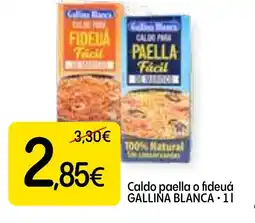 Dialprix GALLINA BLANCA  Caldo paella o fideuá oferta