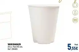 Makro Vaso bagazo oferta