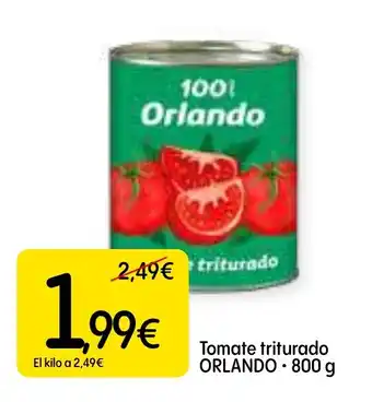 Dialprix ORLANDO Tomate triturado oferta