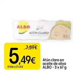 Dialprix ALBO Atún claro en aceite de oliva oferta