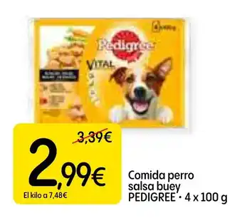 Dialprix PEDIGREE Comida perro salsa buey oferta
