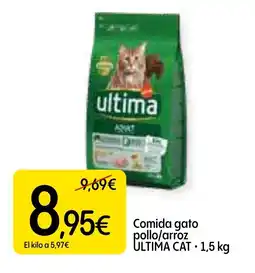 Dialprix ULTIMA CAT Comida gato pollo/arroz oferta