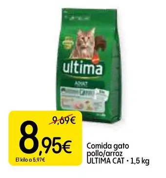 Dialprix ULTIMA CAT Comida gato pollo/arroz oferta