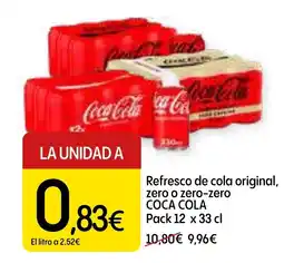 Dialprix COCA COLA Refresco de cola original, zero o zero-zero oferta