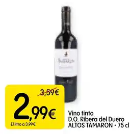 Dialprix ALTOS TAMARON Vino tinto D.O. Ribera del Duero oferta