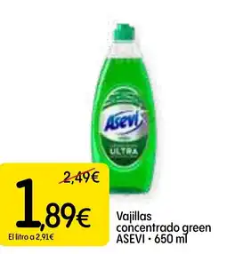 Dialprix ASEVI  Vajillas concentrado green oferta