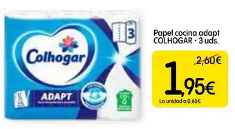 Dialprix COLHOGAR Papel cocina adapt oferta