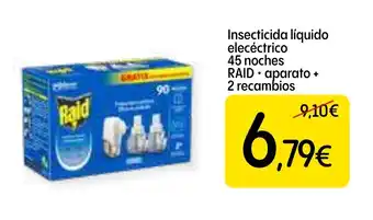 Dialprix RAID Insecticida líquido elecéctrico 45 noches oferta