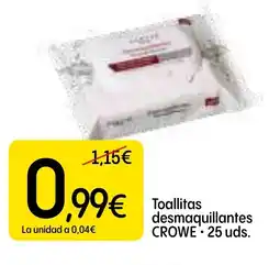 Dialprix CROWE Toallitas desmaquillantes oferta