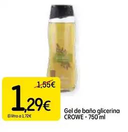 Dialprix CROWE Gel de baño glicerina oferta
