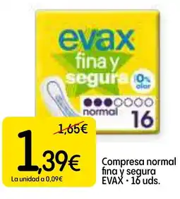 Dialprix EVAX Compresa normal fina y segura oferta