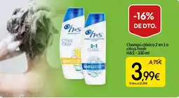 Dialprix H&S Champú clásico 2 en 1o citrus fresh oferta