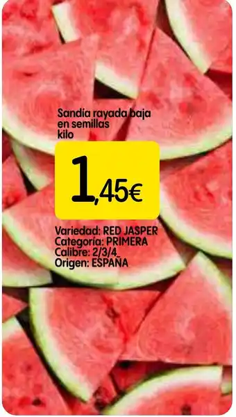 Dialprix Sandia rayada baja en semillas oferta
