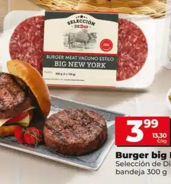 Dia Selección de dia - burger big new york bandeja 300 g oferta