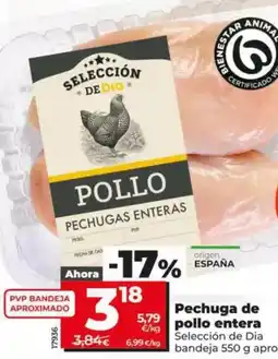 Dia Seleccion de dia - pechuga de pollo entera oferta