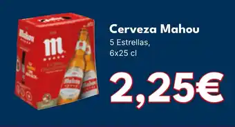 Cash Unide Cerveza Mahou oferta