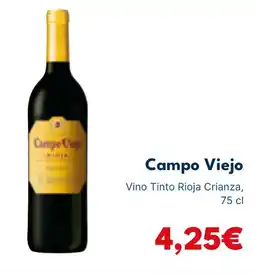 Cash Unide Campo Viejo Vino Tinto Rioja Crianza oferta