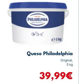 Cash Unide PHILADELPHIA Queso oferta