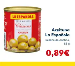 Cash Unide LA ESPAÑOLA Aceituna oferta
