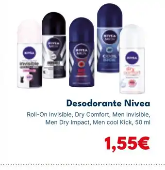 Cash Unide NIVEA Desodorante oferta