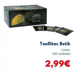 Cash Unide Toallitas Betik oferta