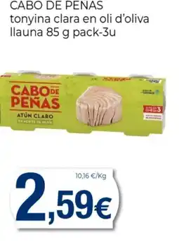 Supermercats Jespac CABO DE PEÑAS tonyina clara en oli d'oliva oferta