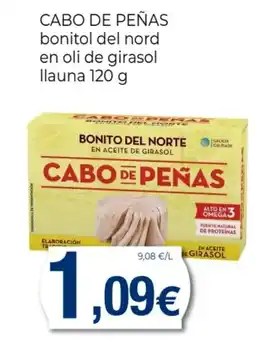 Supermercats Jespac CABO DE PEÑAS bonitol del nord en oli de girasol Ilauna oferta