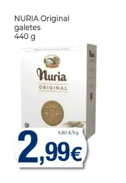 Supermercats Jespac NURIA Original galetes oferta