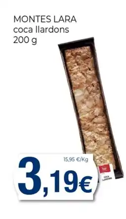 Supermercats Jespac MONTES LARA coca llardons oferta