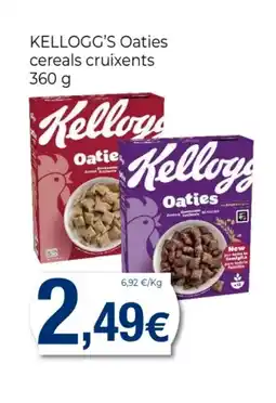 Supermercats Jespac KELLOGG'S Oaties cereals cruixents oferta