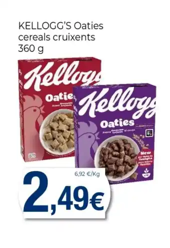 Supermercats Jespac KELLOGG'S Oaties cereals cruixents oferta