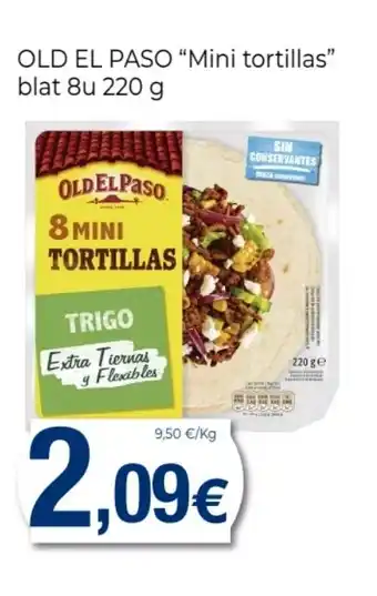 Supermercats Jespac OLD EL PASO Mini tortillas oferta