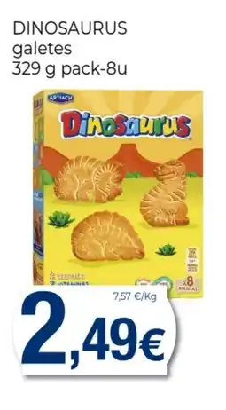 Supermercats Jespac DINOSAURUS galetes oferta