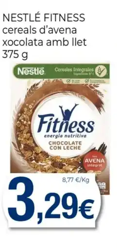 Supermercats Jespac NESTLÉ FITNESS cereals d'avena xocolata amb llet oferta