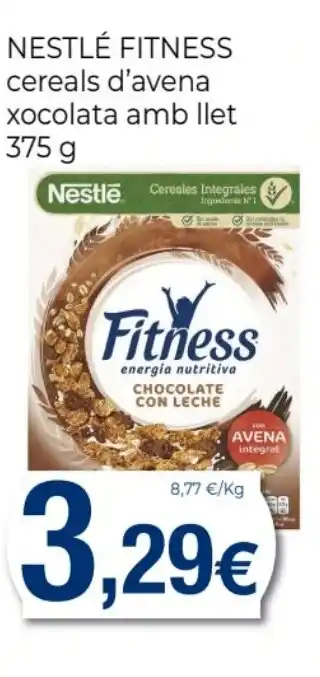 Supermercats Jespac NESTLÉ FITNESS cereals d'avena xocolata amb llet oferta