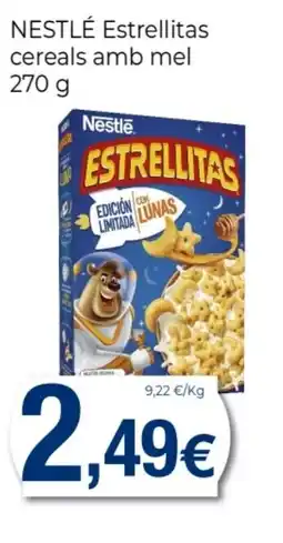 Supermercats Jespac NESTLÉ Estrellitas cereals amb mel oferta