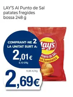 Supermercats Jespac LAY'S AI Punto de Sal patates fregides bossa oferta
