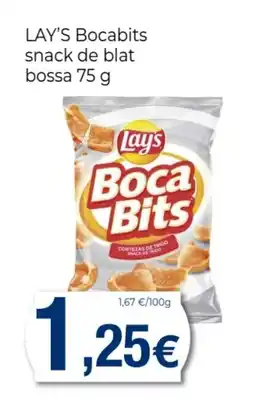 Supermercats Jespac LAY'S Bocabits snack de blat bossa oferta