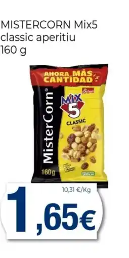 Supermercats Jespac MISTERCORN Mix5 classic aperitiu oferta