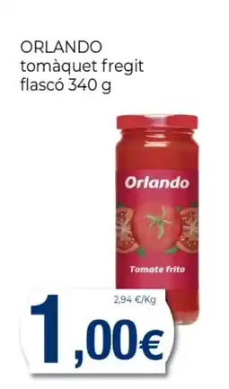 Supermercats Jespac ORLANDO tomàquet fregit flascó oferta