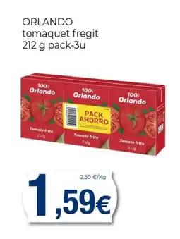 Supermercats Jespac ORLANDO tomàquet fregit oferta
